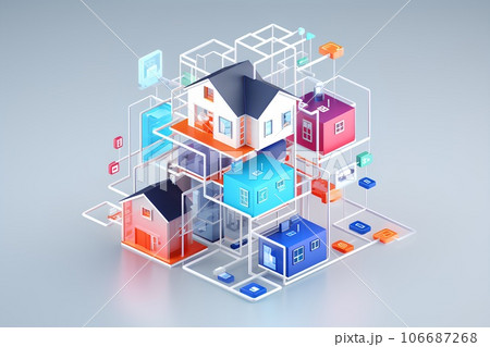 住宅用チャート（3D） 106687268