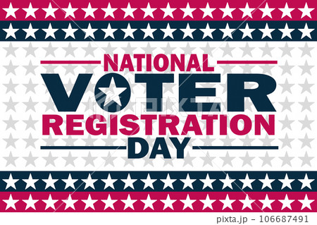 National Voter Registration Day National Voter Registration Day 106687491