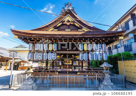 京都市東山区の瀧尾神社 拝殿 京都市東山区の瀧尾神社 拝殿 106688195