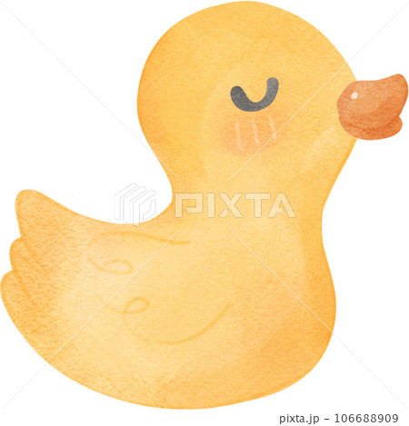 cute  baby bath duck 106688909