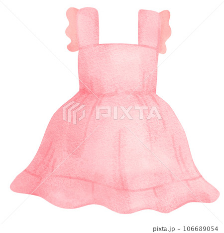 cute  baby shower girl pink dress 106689054