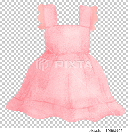 cute  baby shower girl pink dress 106689054