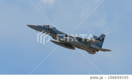 航空自衛隊飛行教導群F-15DJイーグル上昇 航空自衛隊飛行教導群F-15DJイーグル上昇 106689105