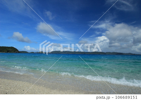美しい海とさわやかな空 ケラマ 古座間味 美しい海とさわやかな空 ケラマ 古座間味 106689151