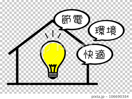 ZEH housing/power saving/long-term quality housing 106690384