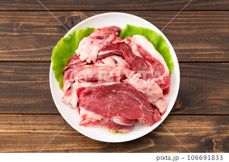 煮込み用の牛すじ肉 106691833