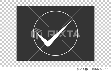 清單6_已勾選圖標(水平、正面、文檔、無文字、單色、1 張) 清單6_已勾選圖標(水平、正面、文檔、無文字、單色、1 張) 106692262