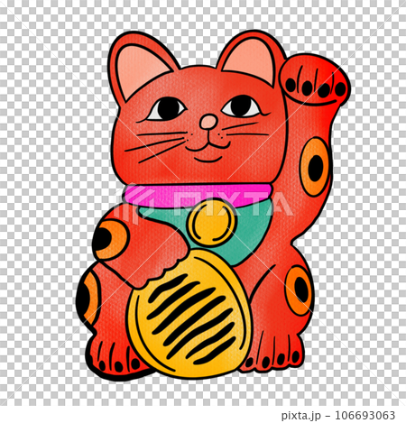 The Maneki Neko drawing image for Japanese concept The Maneki Neko drawing image for Japanese concept 106693063