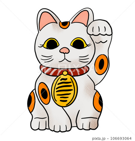 The Maneki Neko drawing image for Japanese concept The Maneki Neko drawing image for Japanese concept 106693064