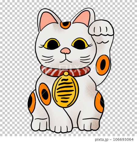 The Maneki Neko drawing image for Japanese concept The Maneki Neko drawing image for Japanese concept 106693064