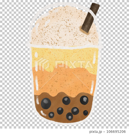 Milk bubble tea  106695206