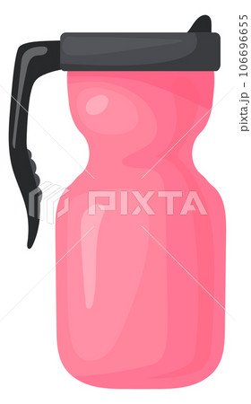Travel thermo mug. Plastic hot drink container 106696655