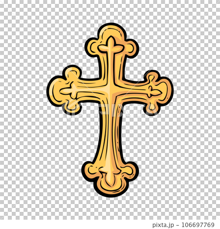 手繪十字架 106697769