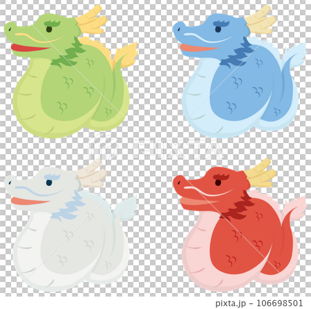 Zodiac figurine set Year of the Dragon Zodiac figurine set Year of the Dragon 106698501