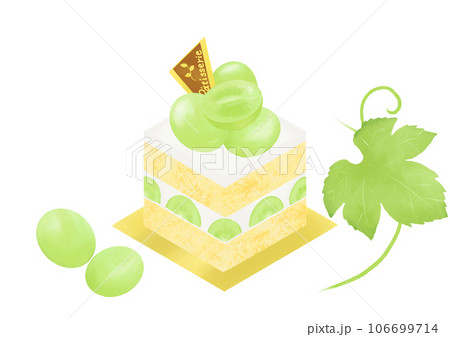 瑞々しいマスカットのケーキ 瑞々しいマスカットのケーキ 106699714