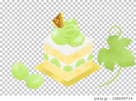 新鮮的馬斯喀特蛋糕 新鮮的馬斯喀特蛋糕 106699714