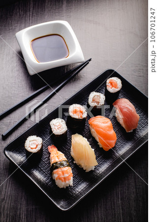 Sushi Set served ready to eat 106701247