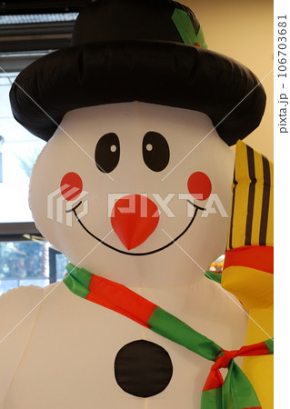 New Year's toys and decorations are sold in a store in Israel. 106703681