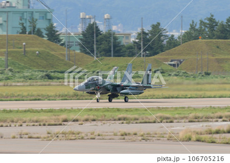 航空自衛隊飛行教導群F-15DJイーグル着陸 106705216