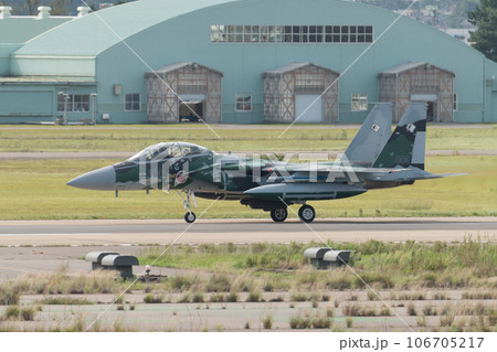航空自衛隊飛行教導群F-15DJイーグルのタキシング 航空自衛隊飛行教導群F-15DJイーグルのタキシング 106705217