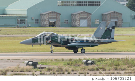 航空自衛隊飛行教導群F-15DJイーグルのタキシング 航空自衛隊飛行教導群F-15DJイーグルのタキシング 106705221