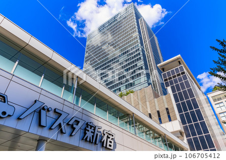 東京 新宿区 新宿の夏空 東京 新宿区 新宿の夏空 106705412