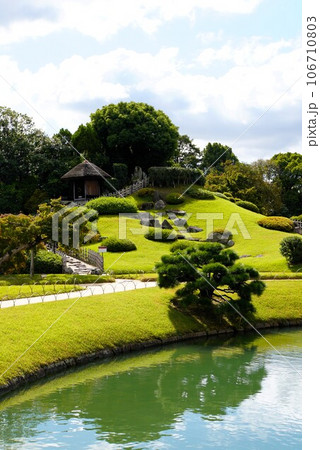 岡山 後楽園の唯心山 岡山 後楽園の唯心山 106710803