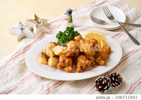 鶏手羽元のフライドチキン 106711001