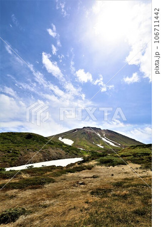カムイミンタラ、神々の遊ぶ庭、大雪山、旭岳ロープウェイ、初夏の北海道、七月、旭岳は地球上のキャンパス 106711442