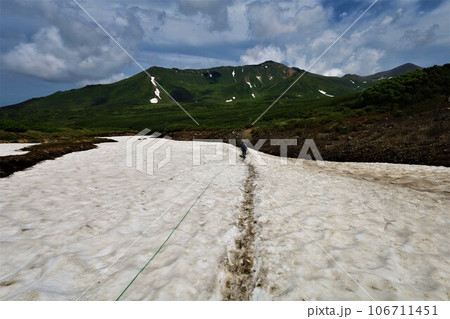 カムイミンタラ、神々の遊ぶ庭、大雪山、旭岳ロープウェイ、初夏の北海道、七月、旭岳は地球上のキャンパス 106711451