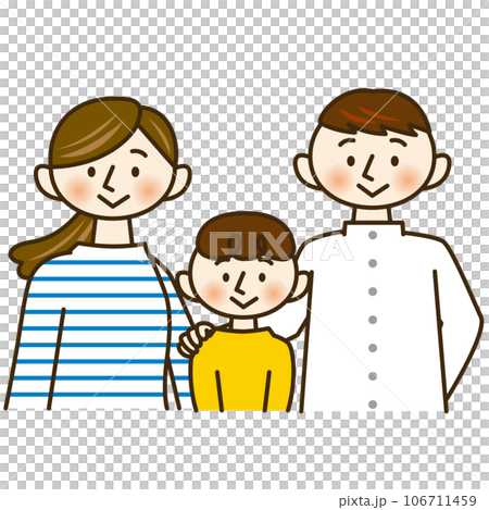 若い家族のイラスト 若い家族のイラスト 106711459