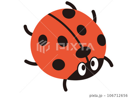 てんとう虫,昆虫,虫,虫取り,春,ナナホシテントウ,赤,秋,かわいい,生き物,夏休み,動物 106712656