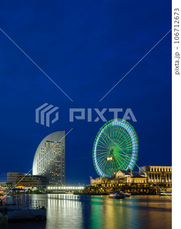 横浜_みなとみらいの夜景絶景 横浜_みなとみらいの夜景絶景 106712673
