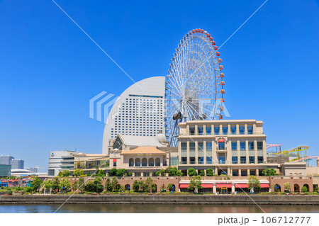 横浜_みなとみらい地区の都市風景 横浜_みなとみらい地区の都市風景 106712777