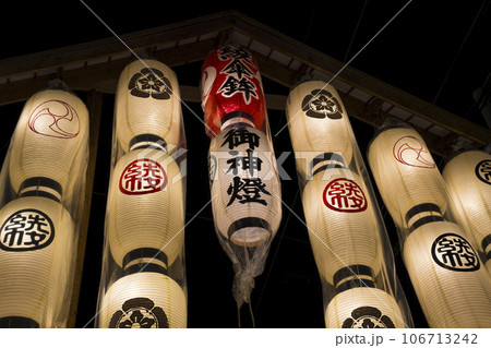 京都　祇園祭の宵山　綾傘鉾（あやかさほこ） 106713242