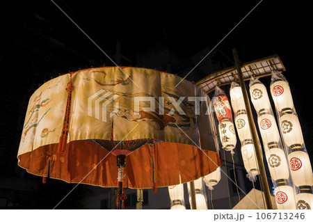 京都 祇園祭の宵山 綾傘鉾(あやかさほこ) 京都 祇園祭の宵山 綾傘鉾(あやかさほこ) 106713246