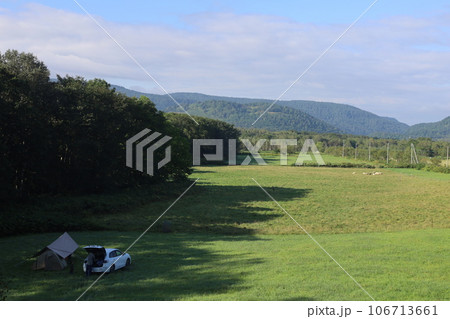 北海道、心安らぐ道北、美深町のファームイントントでオートキャンプを楽しむ夏、蕎麦畑でつかまえて 106713661