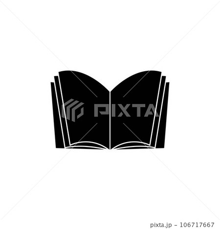 book logo stock illustration design 106717667