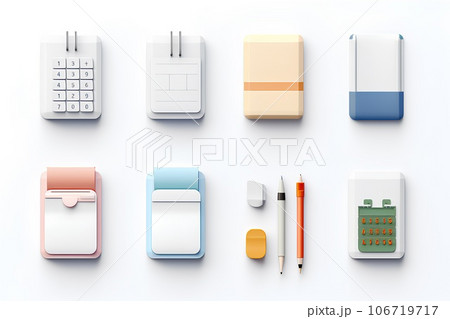 オフィス用品-1（3Dピクト) 106719717