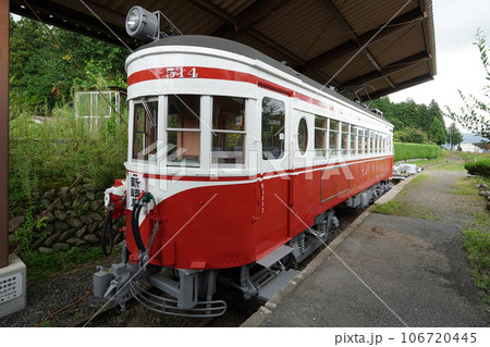 モ510形514号車 旧名鉄谷汲駅（岐阜県揖斐川町） 106720445