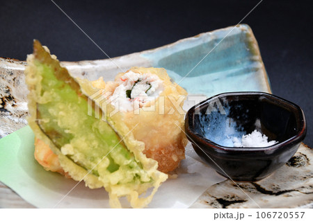 料亭で出される季節の天婦羅 106720557