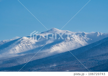 冬の十勝岳 冬の十勝岳 106720743