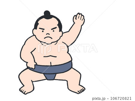塩をまくお相撲さん 106720821