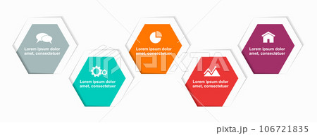Infographic design template with place for your data. Vector illustration. 106721835