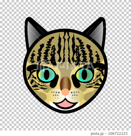 Kijitora 貓臉 GIF 動畫插圖 106722225