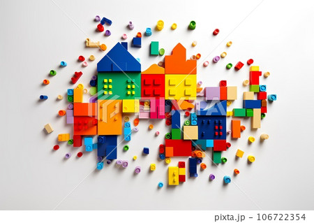 レゴで楽しい家づくり(3D) レゴで楽しい家づくり(3D) 106722354