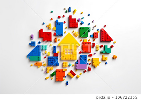 レゴで楽しい家づくり（3D） 106722355
