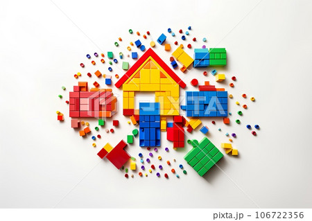 レゴで楽しい家づくり(3D) レゴで楽しい家づくり(3D) 106722356