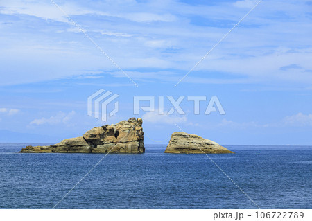 雲見海岸から見た海（夏） 106722789