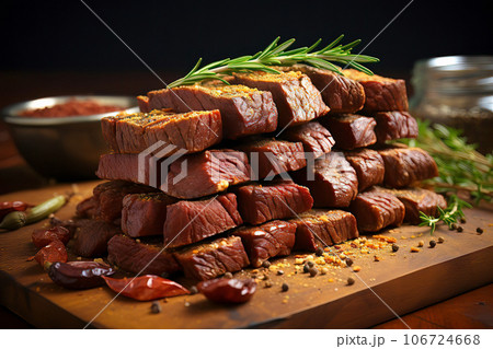 Savory South African Biltong Delight 106724668
